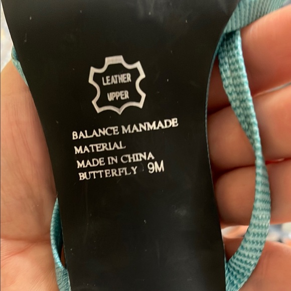 bp Women's Strappy Turquoise Sandals - Picture 7 of 7